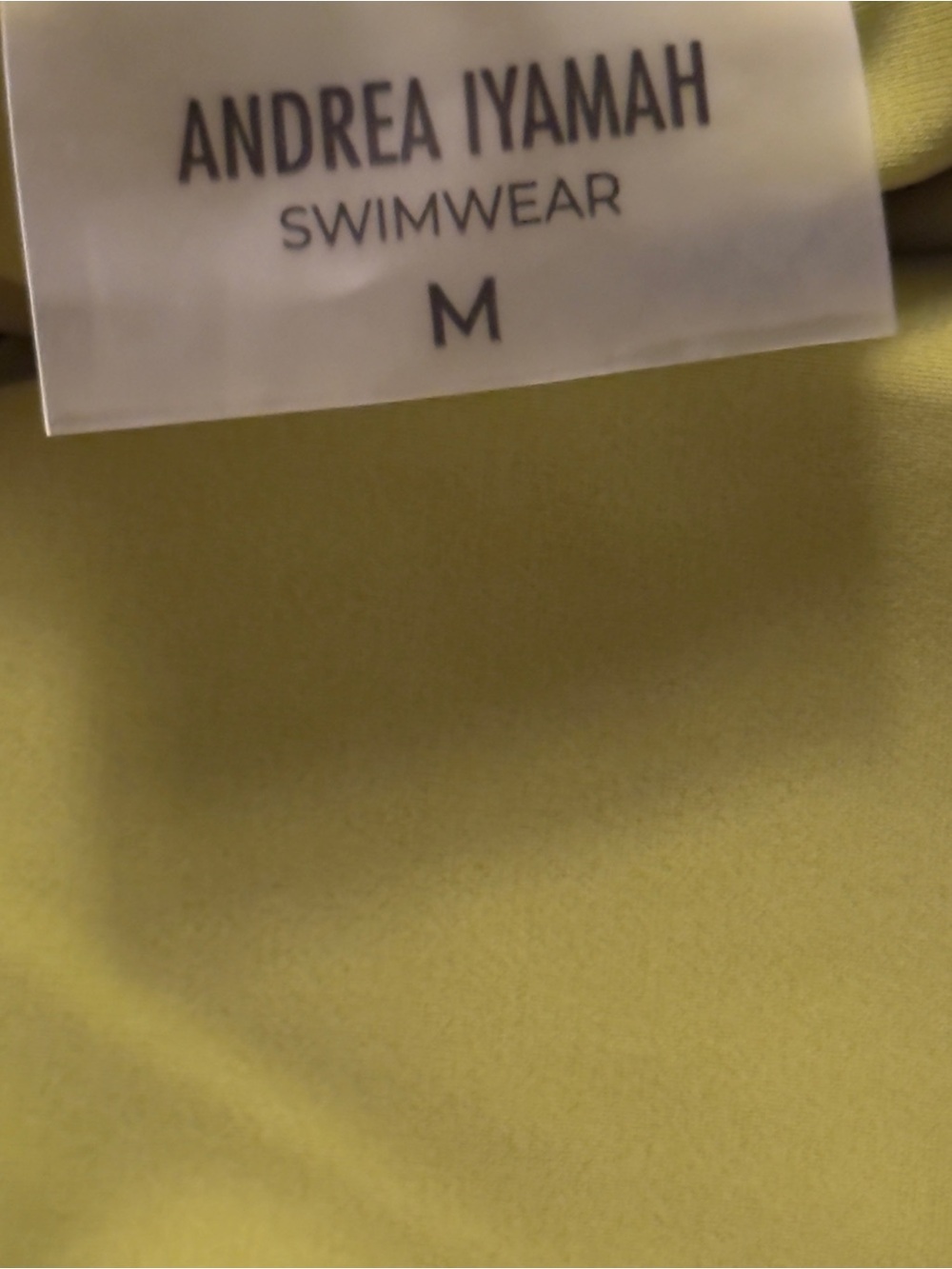 Andrea Iyamah Antii One Piece Swimsuit in Wasabi Green Size M NWT - Picture 6 of 10